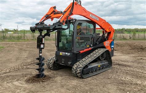 skid steer post hole digger